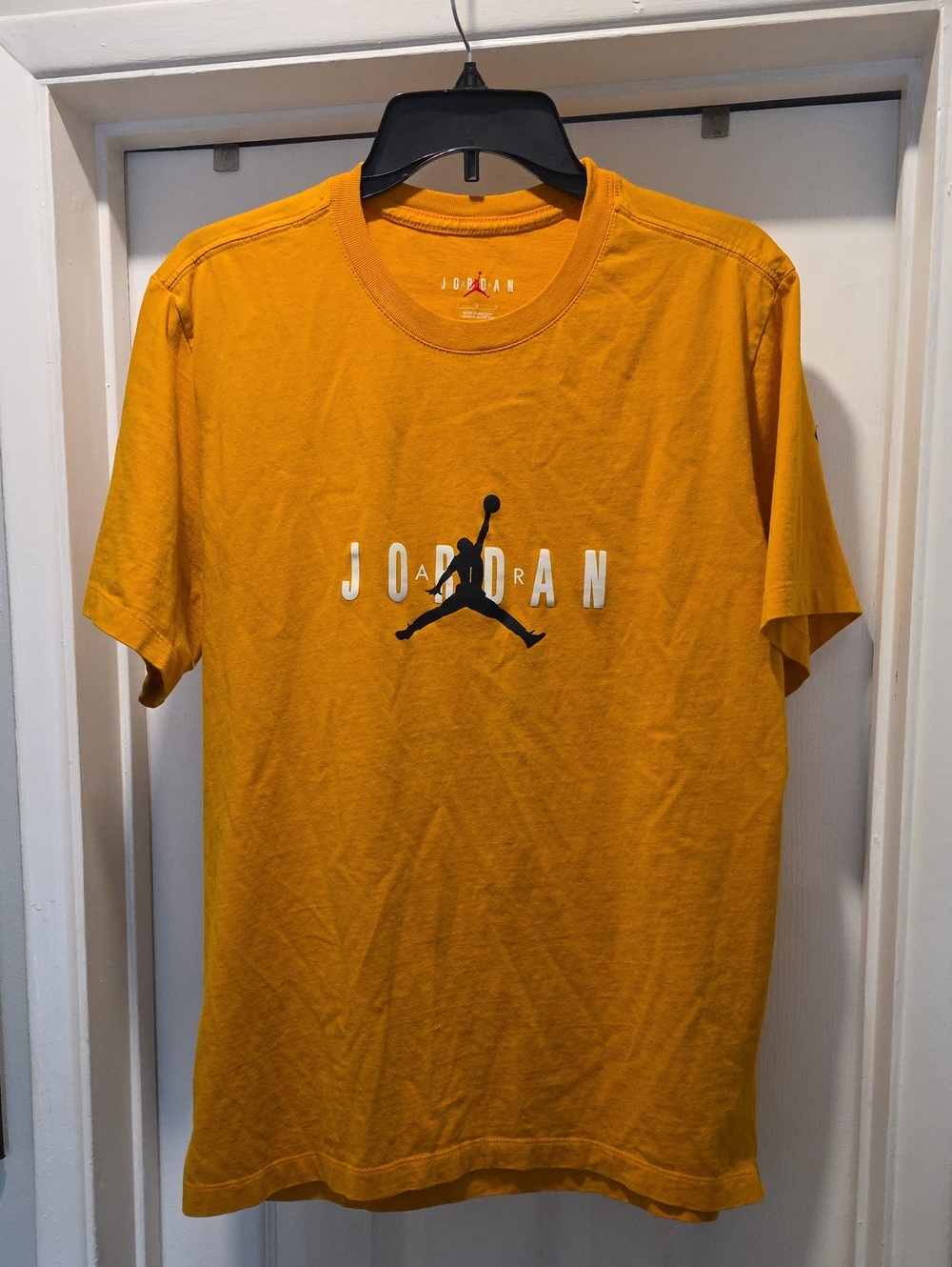 Jordan Men’s Short Sleeve Crewneck T-Shirt in Mustard Yellow